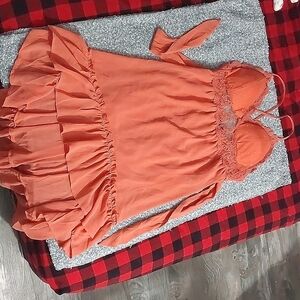 Lacy ruffle dress by Blāshe